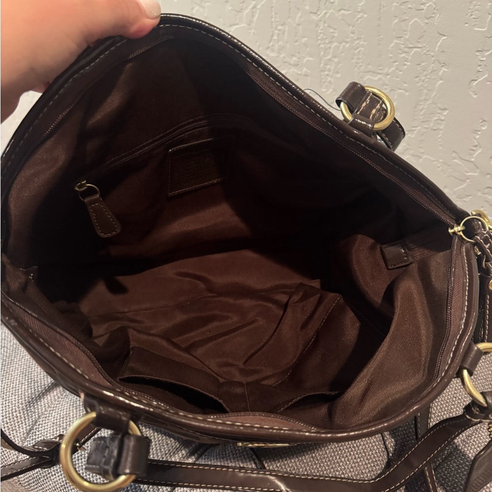 Coach Dark Brown Purse - Picture 6 of 6